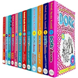 Dork Diaries By Rachel Renee Russell 12 Books Collection Set (Puppy Love, Holiday Heartbreak, TV Star, Pop Star, OMG, Skating Sensation, Party Time) [Paperback] [Jan 01, 2017] Rachel Renee Russell