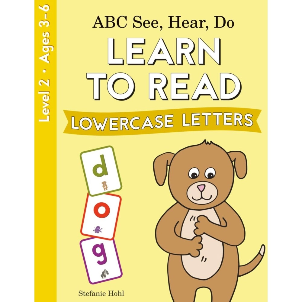 Playful Learning Press ABC See, Hear, Do Level 2: Learn to Read Lowercase Letters