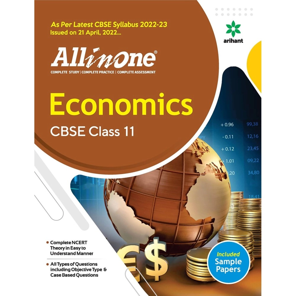 Arihant Publication India Limited CBSE All In One Economics Class 11 2022-23 Edition (As per latest CBSE Syllabus issued on 21 April 2022)