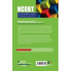 Arihant Publication India Limited NCERT Exemplar Problems-Solutions Mathematics class 10th