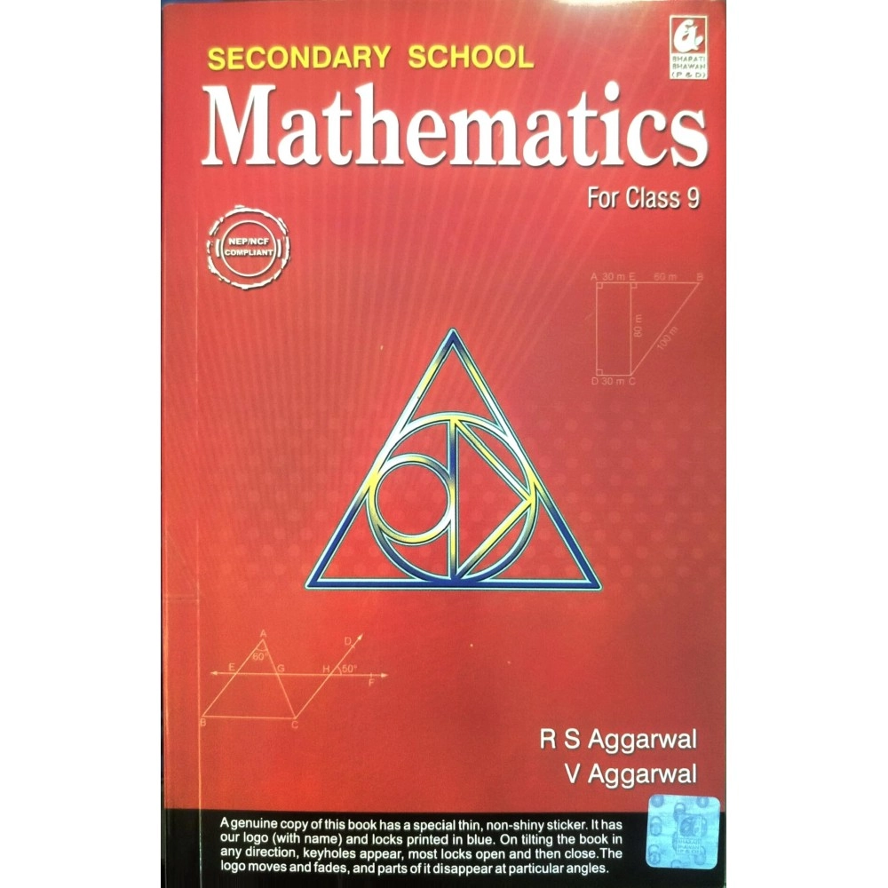 Secondary School Mathematics For Class 9 (Examination 2020-2021)