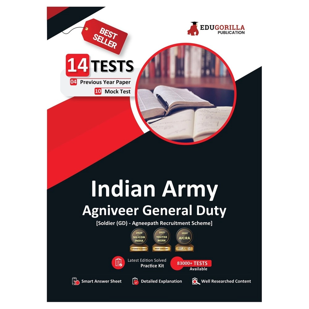 Indian Army Agniveer General Duty 2023 (English Edition) - Agneepath Scheme: Sainik GD (Soldier) - 10 Mock Tests and 4 Previous Year Papers with Free Access to Online Tests