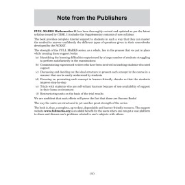 Full Marks Mathematics CBSE Class 11 by Khem Chand Sisodia - Paperback