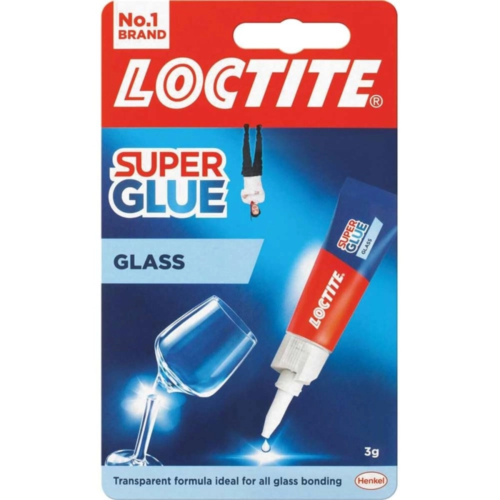 Loctite Glass Bond, glue for bond glass to glass, glass to metal, stained glass, crystal and tinted glass, dishwasher safe,Clear Super Glue for Glass,Acrylic,Crystal,DIY Craft,Mirror,Window,3g