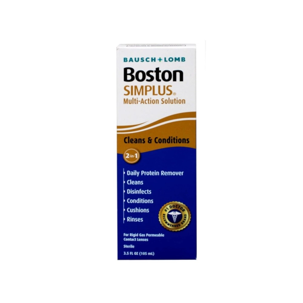 Bausch + Lomb & Boston Simplus Multi Action Solution with Daily Protein Remover 3.5 oz