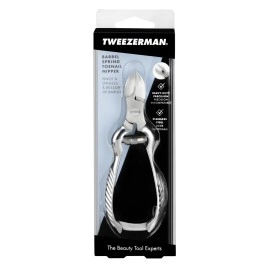 Tweezerman LTD Barrel Spring Toenail Nipper, Stainless Steel
