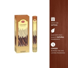 HEM Cinnamon - Box of Six 20 Gram Tubes - Incense