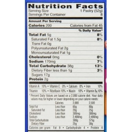 Pop Tarts Kellogg\'s Frosted Raspberry Toaster Pastries 8 ct pack of 2 14.7oz