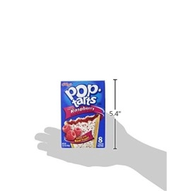 Pop Tarts Kellogg\'s Frosted Raspberry Toaster Pastries 8 ct pack of 2 14.7oz