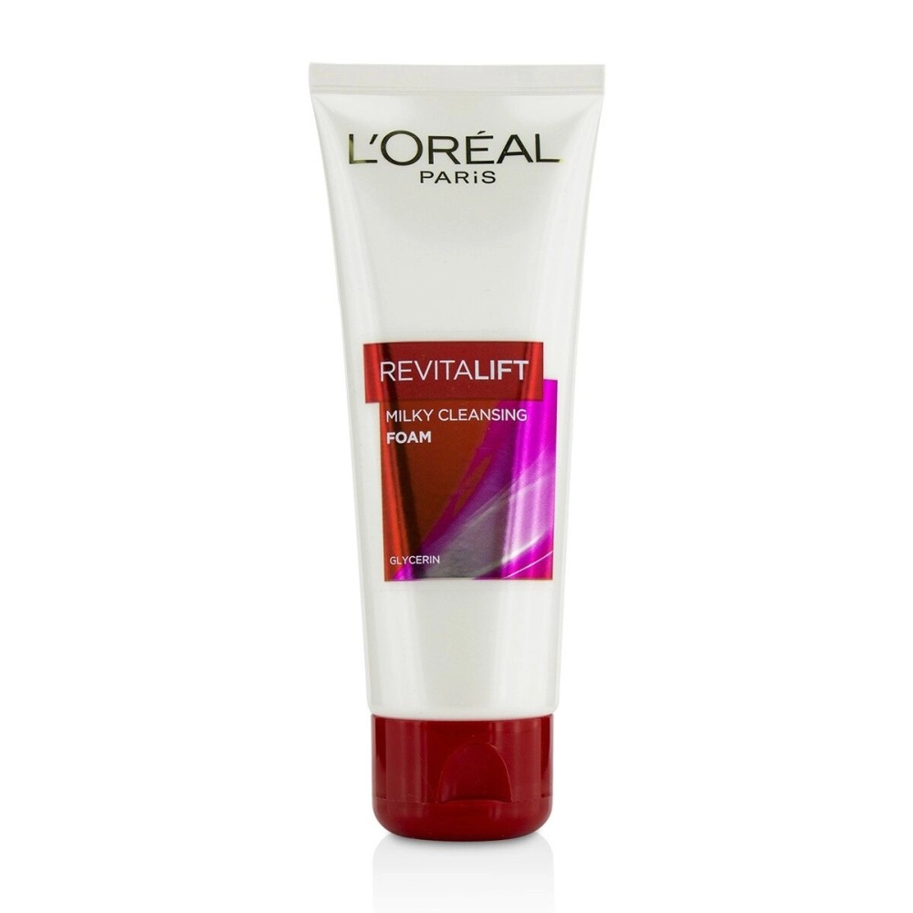 L\'Oreal Paris Revitalift Milky Foam with BHA & Glycerin -Anti-Wrinkle and Firming, 100 ML