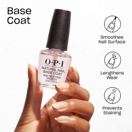 OPI Nail Lacquer Base Coat, Natural Nail, 0.5 fl. oz.