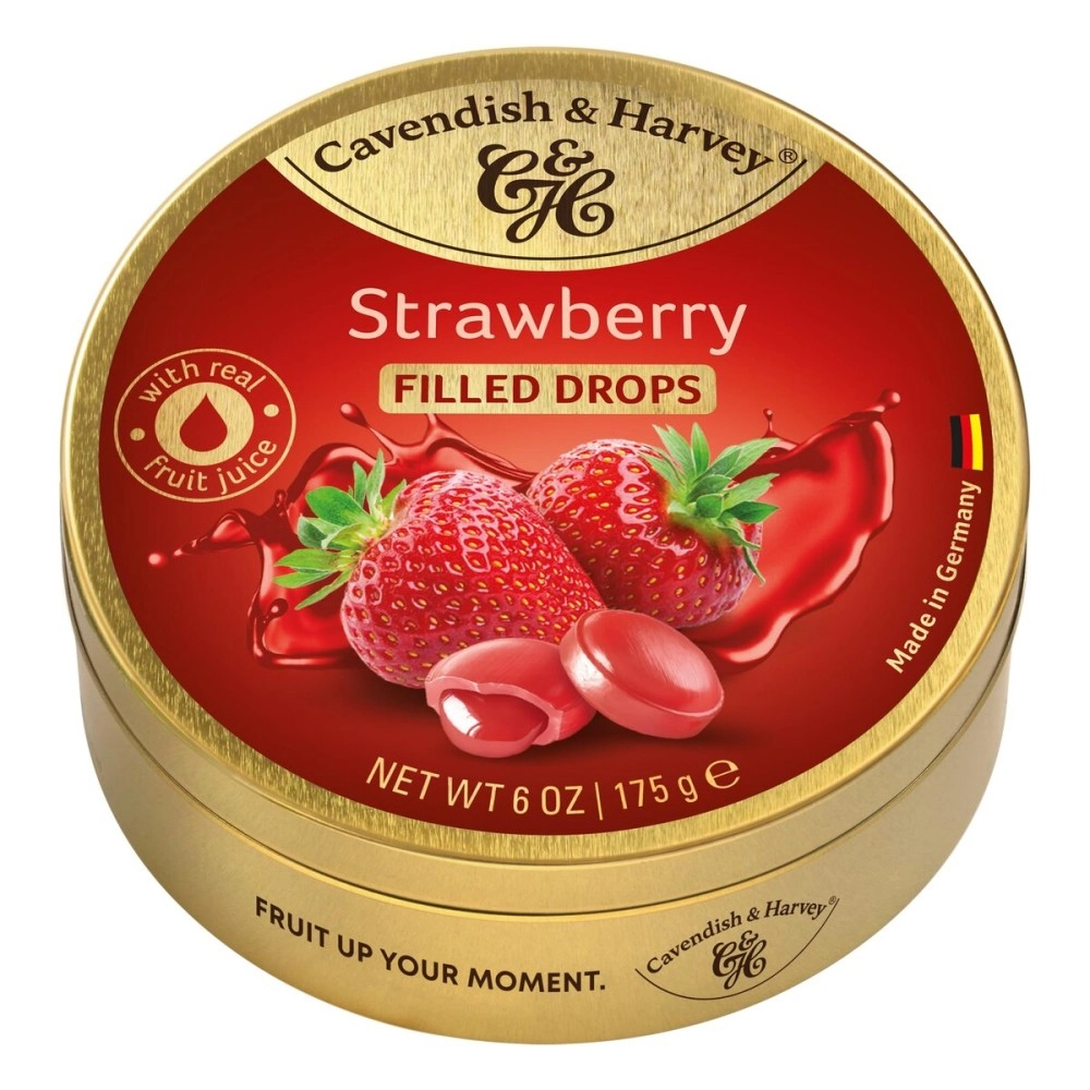 Cavendish & Harvey Drops Strawberry, 175g