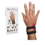 WristWidget (Black) Adjustable Wrist Brace for TFCC Tears, One Size fits most. For Left and Right Wrists, Support for Weight Bearing Strain, Exercise