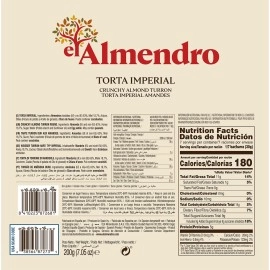 El Almendro Torta Imperial Crunchy Almond Cake 200 g