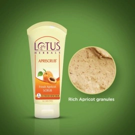 Lotus Herbals Apriscrub Fresh Apricot Scrub, 100G