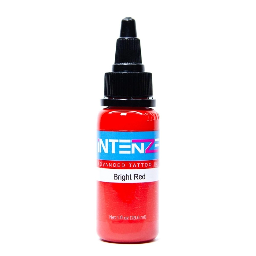 Intenze Tattoo Ink Brightest Tattoo Colour (Bright Red), 1 Oz (30ML)