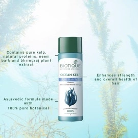 Biotique Bio Kelp Protein Shampoo for Falling Hair Intensive Hair Regrowth Treatment, 190ml, multi