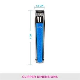 Vega Large Nail Clipper, Glitter (Colour May Vary)