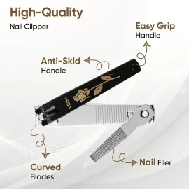 Vega Large Nail Clipper, Black