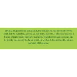 Biotique Bio Basil and Parsley Revitalizing Body Soap, 150 g