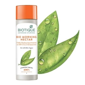 Biotique Morning Nectar 30+ Spf Uva/Uvb Sunscreen Ultra Soothing Face Lotion 120Ml/4.06Fl.Oz.