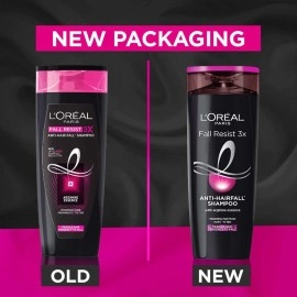 LOral Paris L\'Oreal Fall Resist 3X Anti-Hairfall Shampoo, 360ml (With 10% Extra)