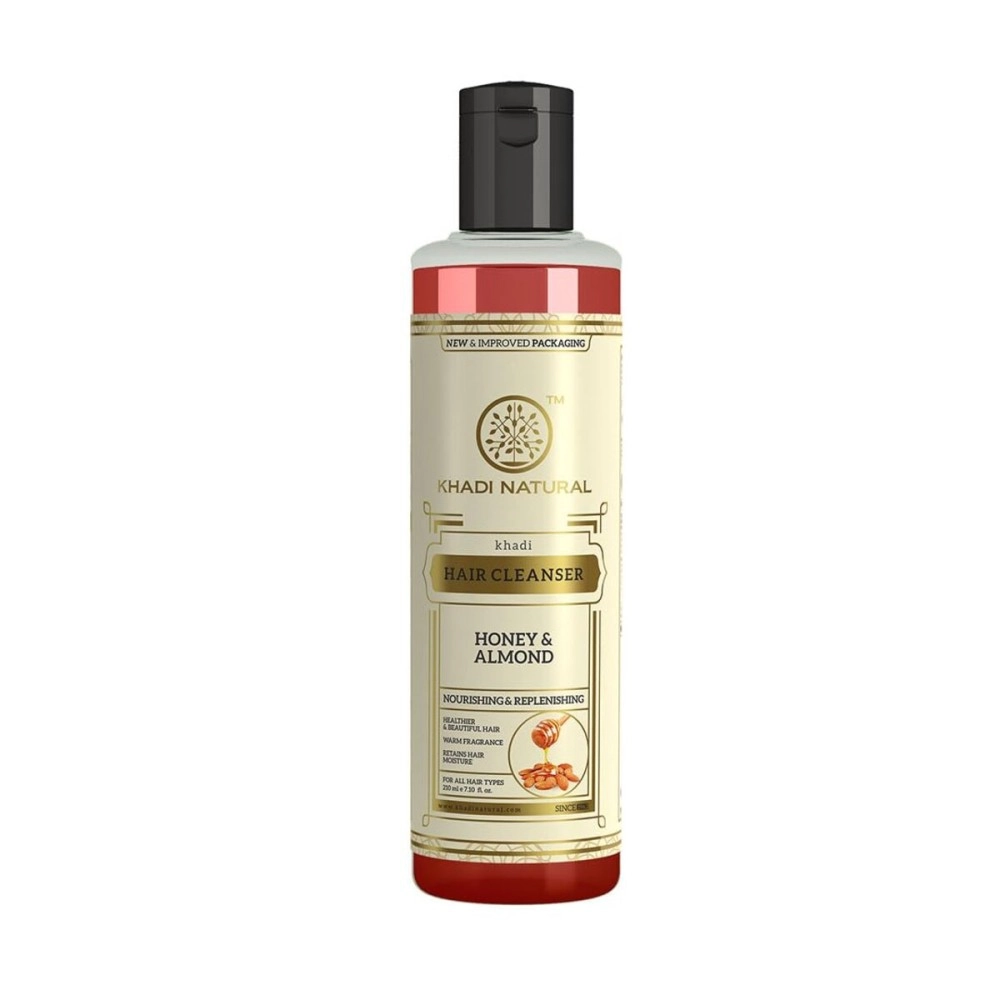 Khadi Natural Herbal Shampoo Honey & Almond Oil - 210ml