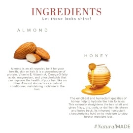 Khadi Natural Herbal Shampoo Honey & Almond Oil - 210ml