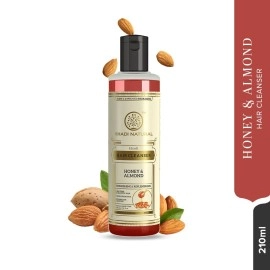 Khadi Natural Herbal Shampoo Honey & Almond Oil - 210ml
