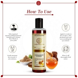 Khadi Natural Sandal and Honey Body Wash, 210ml