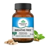 Organic India Breathe Free 60 Capsules Bottle