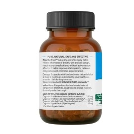 Organic India Breathe Free 60 Capsules Bottle