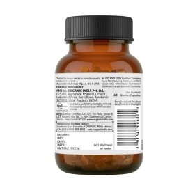 Organic India Breathe Free 60 Capsules Bottle