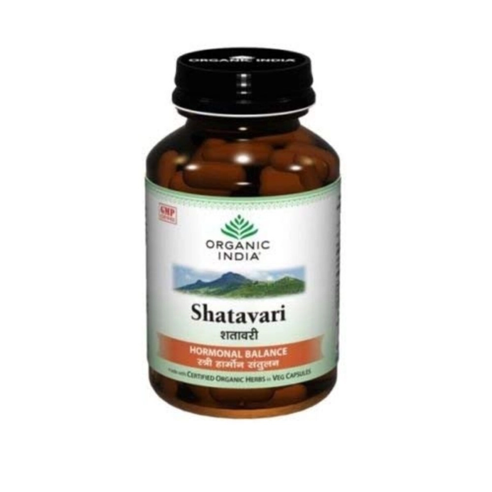 Organic India Shatavari - 60 Capsules Bottle