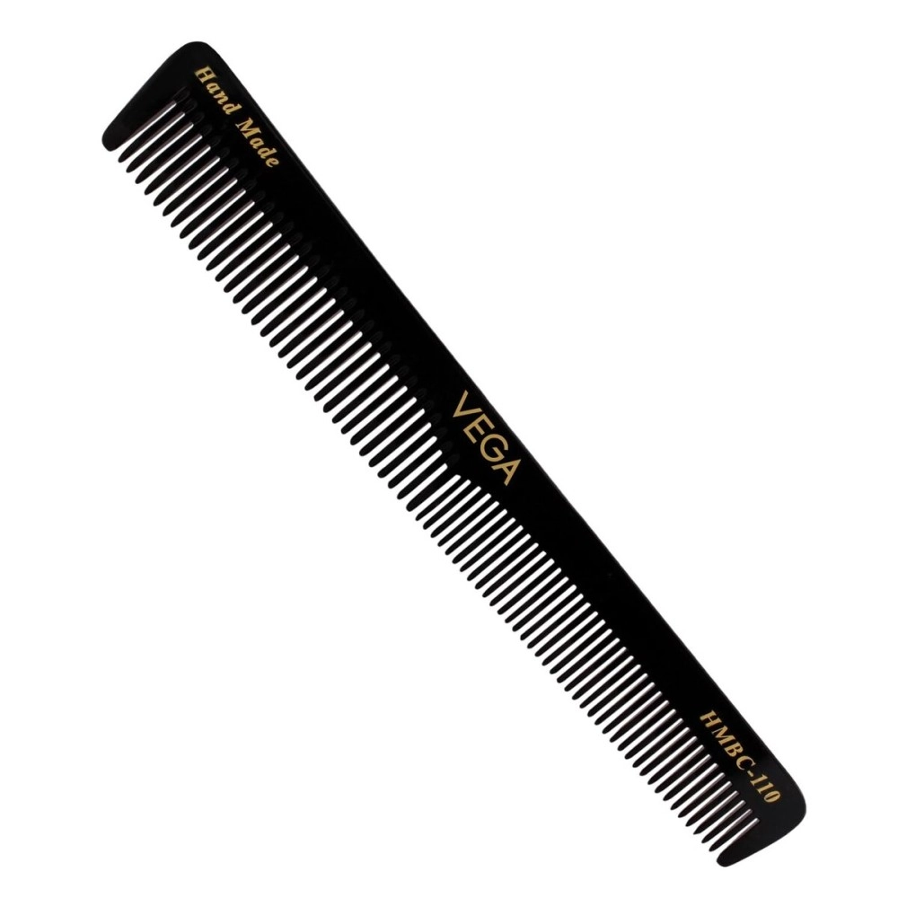 Vega Normal Sized General Grooming Comb, Black