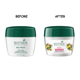 Biotique Bio Fruit Whitening & Depigmentation Face Pack (235g)