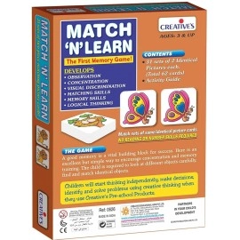 Creative\'s Educational Pre-School Match-n-Learn - 3 Years & Above