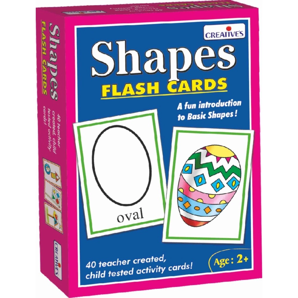 Creative\'s Shapes - Flash Cards|0521| Easy way to learn basic shapes with fun!