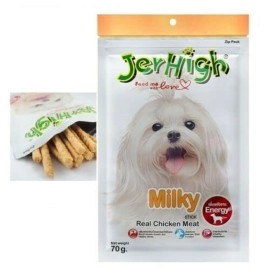 JERHIGH DOG SNACK (MILKY) 70 grams