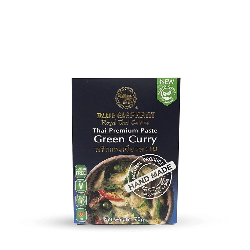 BLUE ELEPHANT Thai Premium Paste Green Curry 70G