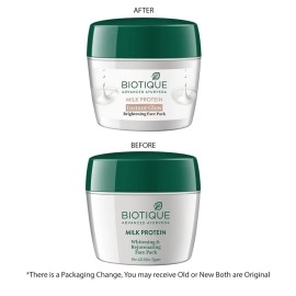 Biotique Bio Milk Protein Whitening and Rejuvenating Face Pack, 175g