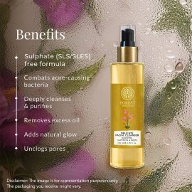 Forest Essentials Delicate Facial Cleanser, Saffron and Neem - 50ml