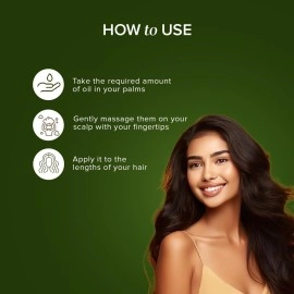 Khadi Natural Herbal Ayurvedic Rosemary and Henna Hair Oil (210 ml) multi