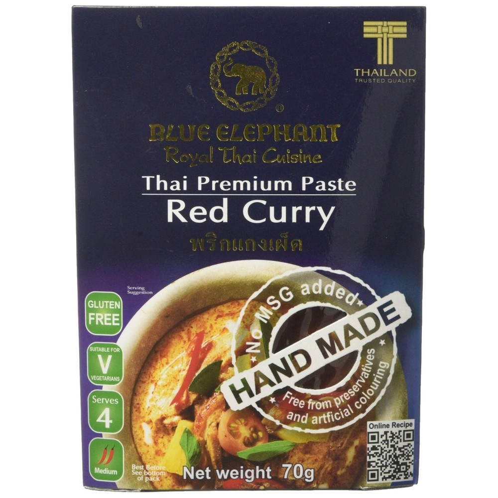 Blue Elephant Thai Premium Paste Red Curry 70G
