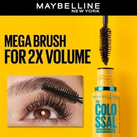 Maybelline New York Colossal Mascara Waterproof, Black 10 ml