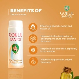 GOKUL Santol Talcum Powder, 300g