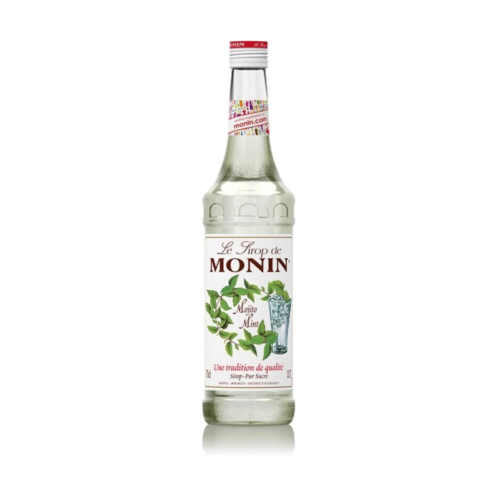 Monin Wild Mint Syrup In Glass Bottle, 700 ml