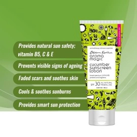 Aroma Magic Cucumber Sun Screen Lotion with SPF 30 - 50ml