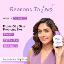 Lacto Calamine Face Lotion Kaolin Clay - Absorbs Only Excess Oil - Paraben Free - For Oily Skin - 120 ml