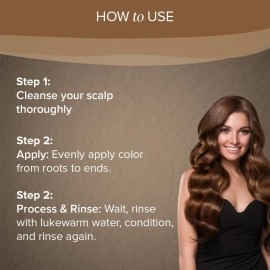 Khadi Natural Herbal Hair Color Dark Brown Latest International Packaging (150 G)